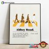 The Beatles Abbey Road Minimalist Music Poster