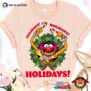 The Muppets Animal, Disney Christmas Holidays T-shirt