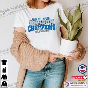 2023 NFC North Division Champions Lions T-Shirt