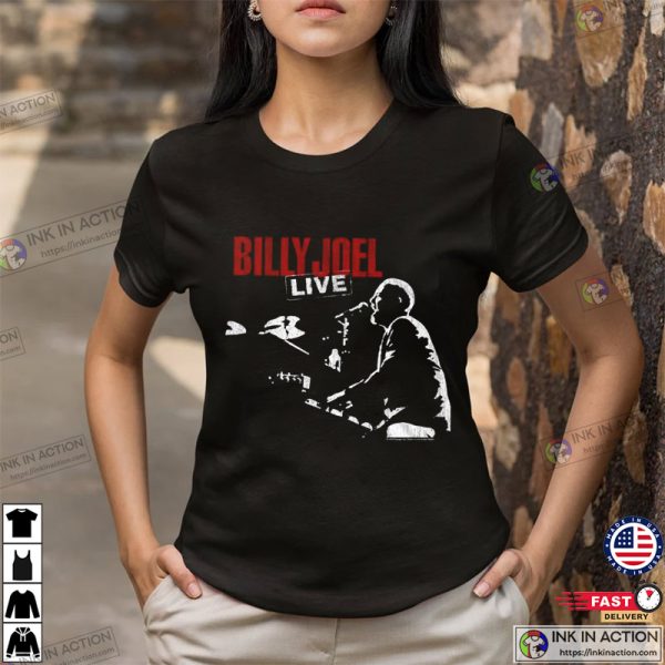 80’s Billy Joel Live Tour Retro Fans Shirt