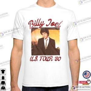 80's billy joel US Tour Graphic T Shirt 1