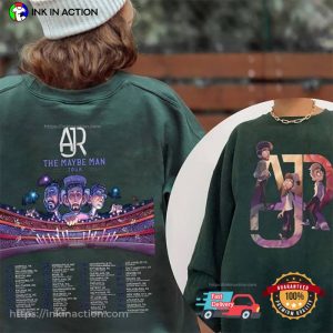 AJR The Maybe Man Tour 2024 Schedules Animation T-shirt