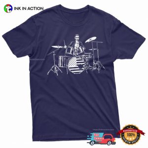 Abraham Lincoln Drummer Funny T Shirt 2