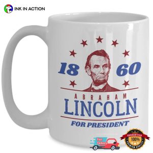 Abraham Lincoln For President 1860 Coffee Cup 1