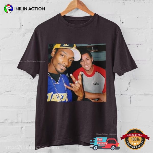 Adam Sandler And Snoop Dogg Memory Vintage Fans T-Shirt