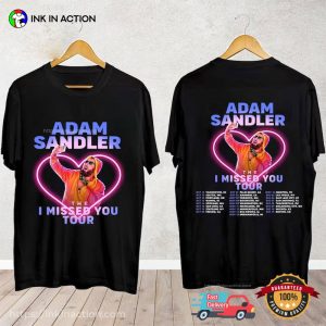 Adam Sandler The I Missed You Tour 2 Sided Shirt 2