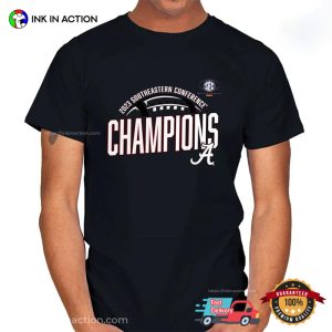 Alabama Crimson Tide 2023 SEC Football Champ Sport T Shirt 3