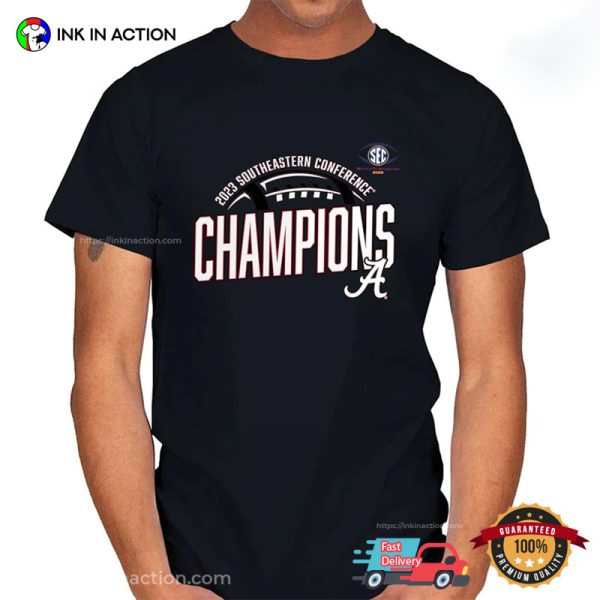 Alabama Crimson Tide 2023 SEC Football Champ Sport T-Shirt