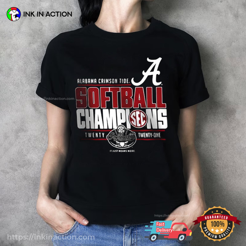 Alabama Crimson Tide SEC Softball Champions 2021 Tee