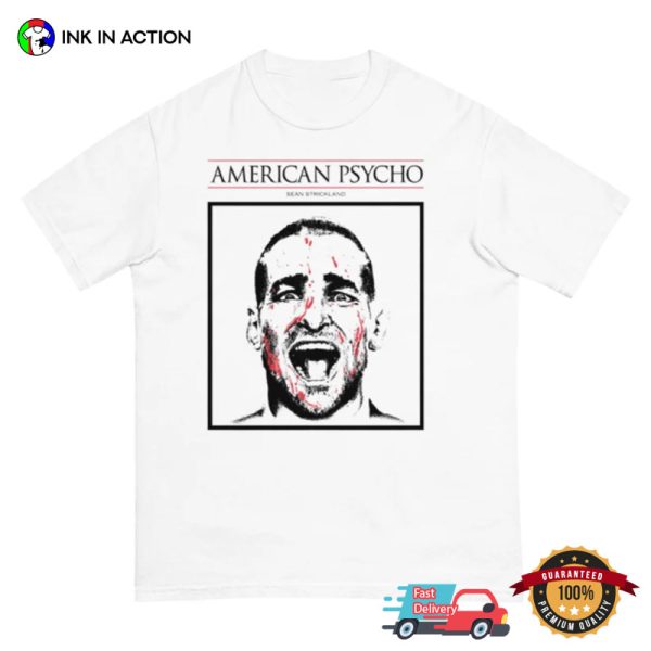 American Psycho Sean Strickland UFC Boxer Graphic Tee