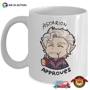 Astarion Approves baldur s gate 3 Cute Coffee Mug 1