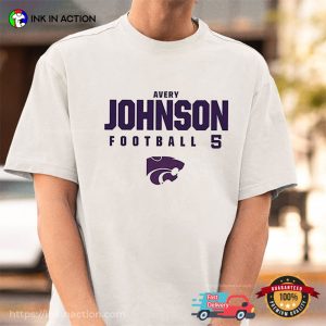 Avery Johnson K State Wildcats Purple Shirt