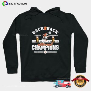 Back2Back 2022 – 2023 National Champions Volleyball Texas Longhorns T Shirt 3