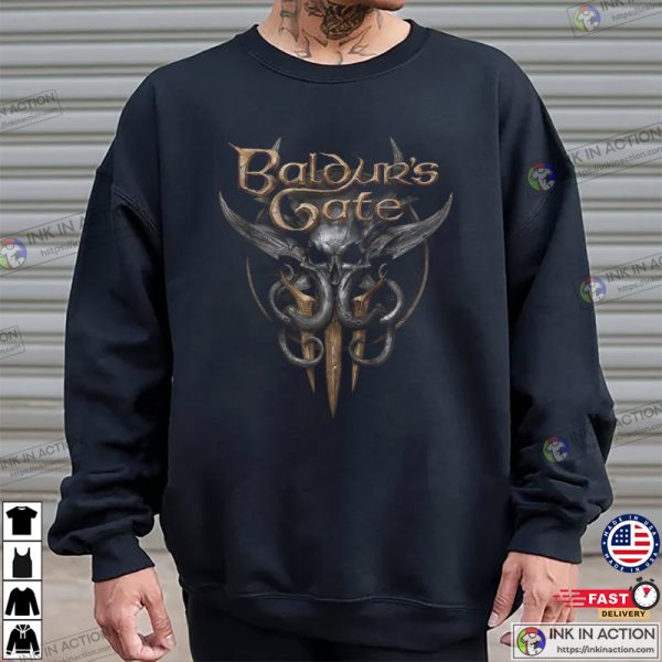 Baldur’s Gate 3 Game Logo T-Shirt