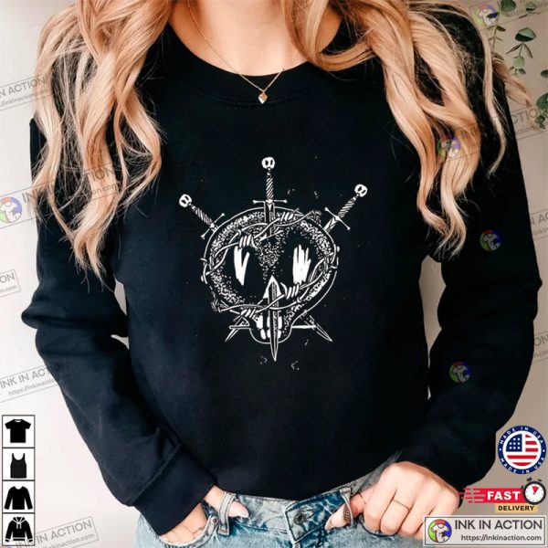 Barb Skull Bullet For My Valentine T-shirt