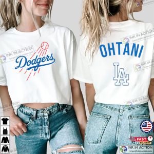 Baseball shohei ohtani mlb LA 2 Sided T Shirt