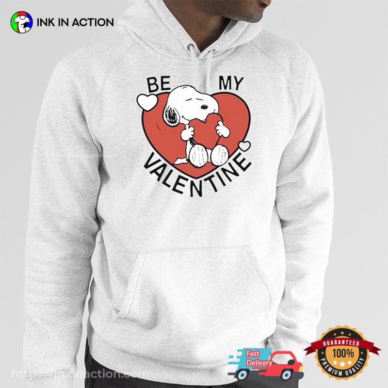 Be My Valentine Snoopy And Valentines Love T-Shirt