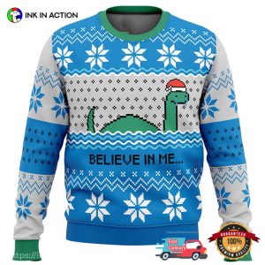 Believe In Me…Nessie Ugly Christmas Sweater
