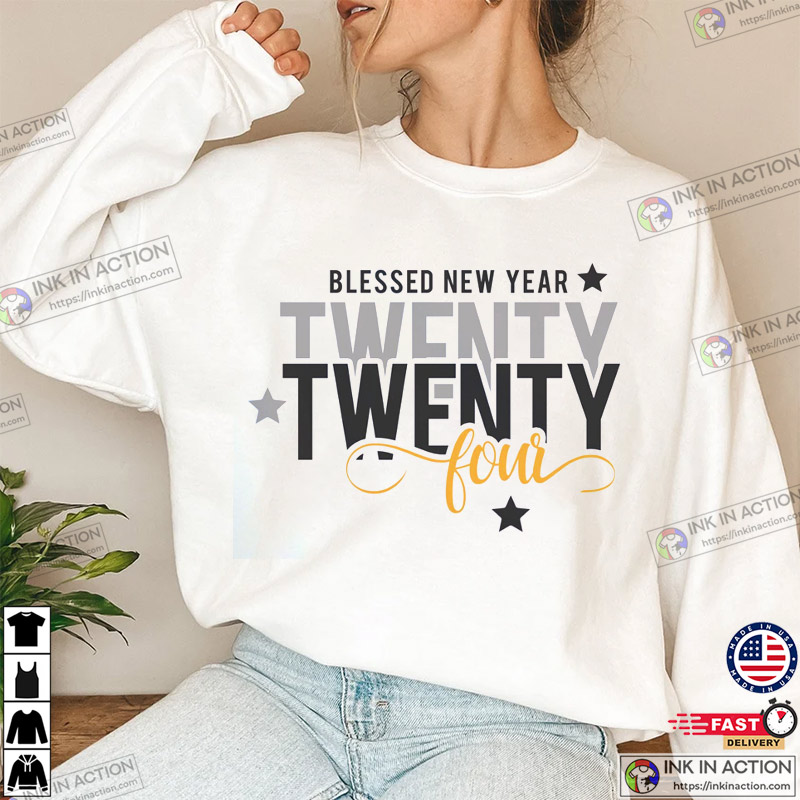 Bless New Year Twenty Twenty Four Holiday T-shirt