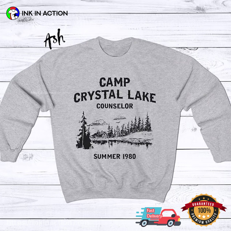Camp Crystal Lake Counselor Summer 1980 Friday The 13th T-Shirt