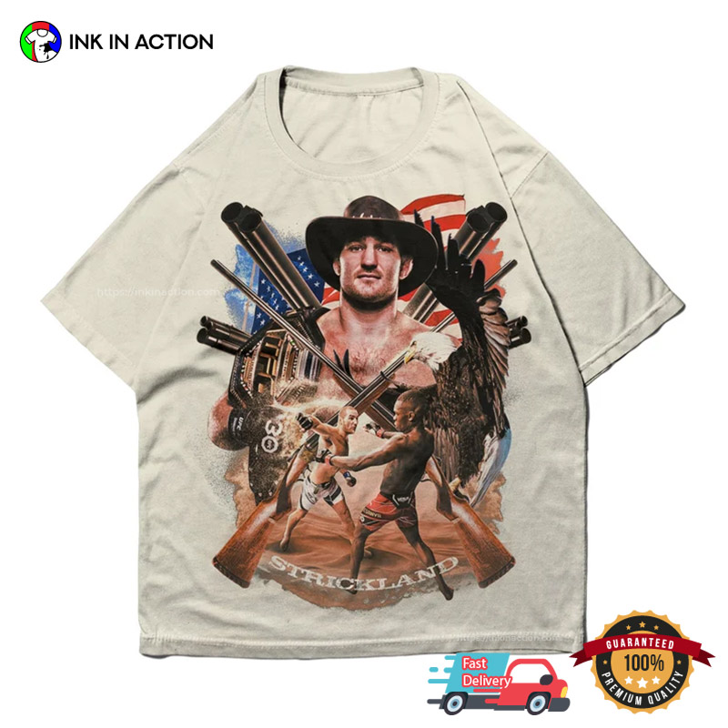 Captain UFC Sean Strickland Vintage Style T-Shirt