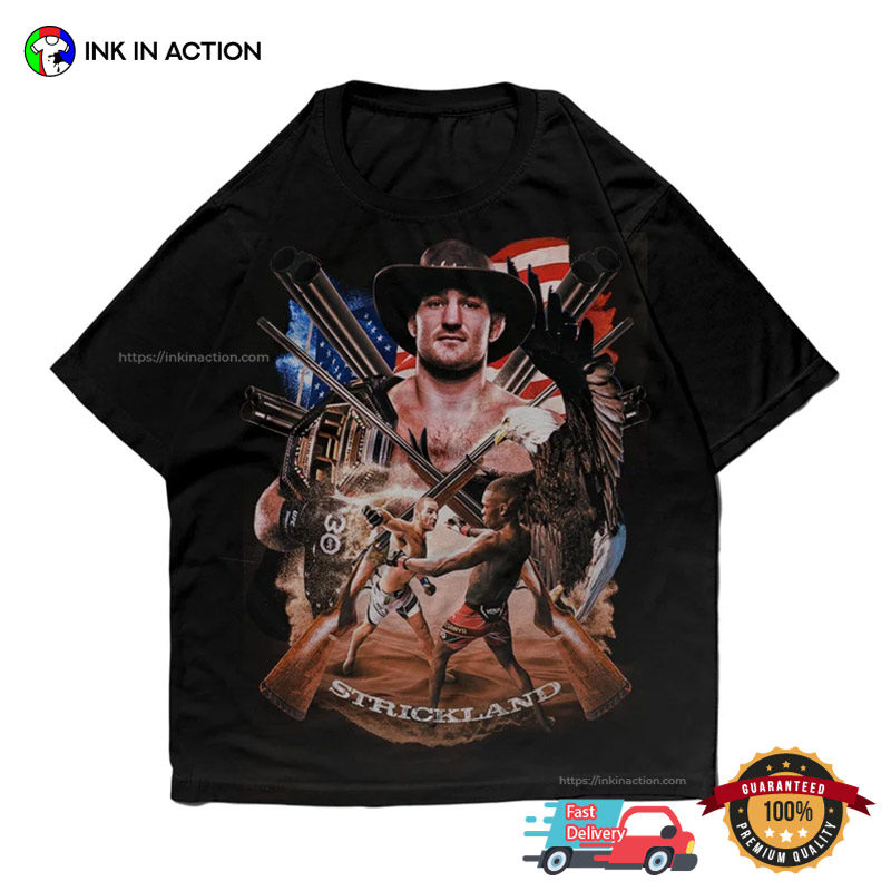 Captain UFC Sean Strickland Vintage Style T-Shirt