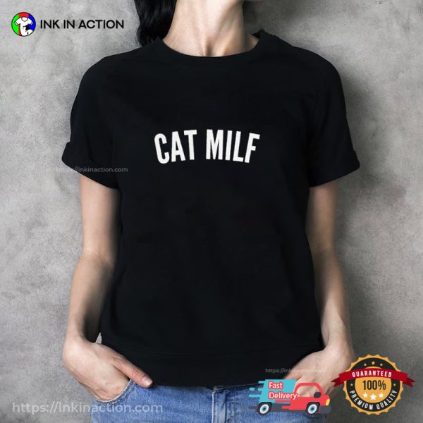 Cat MILF Funny Kitten Lover Mom Gift Shirt