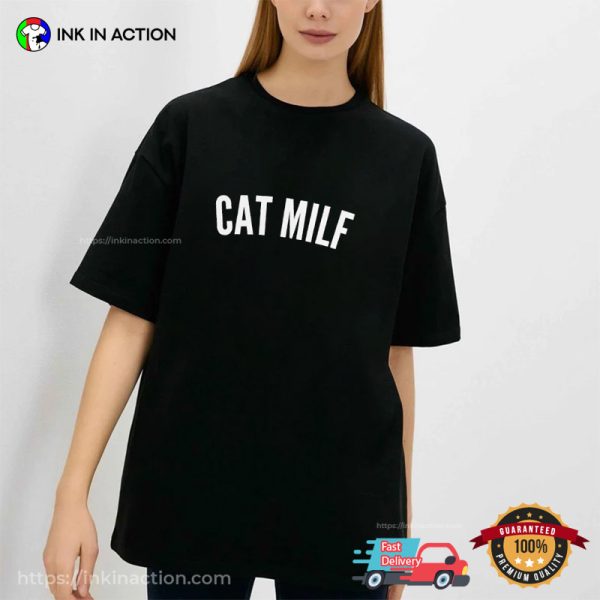 Cat MILF Funny Kitten Lover Mom Gift Shirt