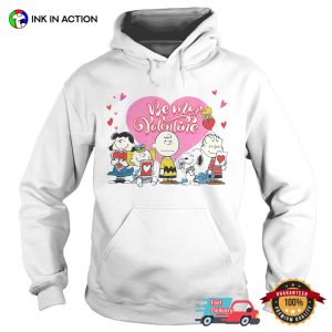 Charlie Brown And peanuts snoopy valentine Cartoon T Shirt 2