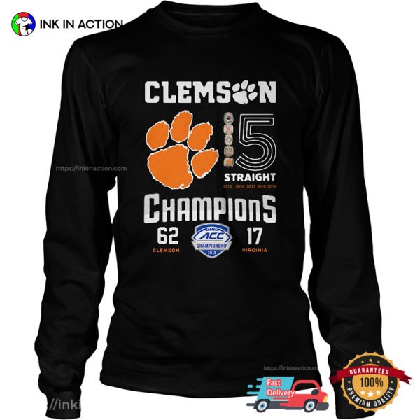 Clemson Tigers Champions 2019 Football T-Shirt