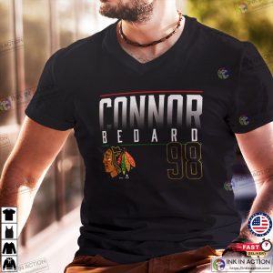 Connor Bedard Ice Hockey Star Blackhawks T-Shirt