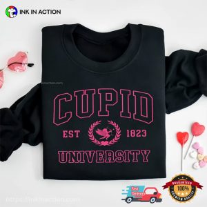 Cupid University EST 1823 Funny College valentines day shirts 1