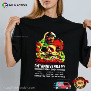 Day Of Thunder 34th Anniversary Signatures T Shirt 1