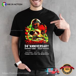 Day Of Thunder 34th Anniversary Signatures T Shirt 3