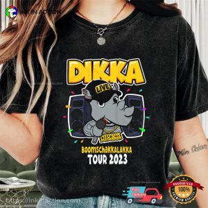 Dikka Boomschakkalakka Tour 2023, Boom Schakkalakka Concerts & Live Tee