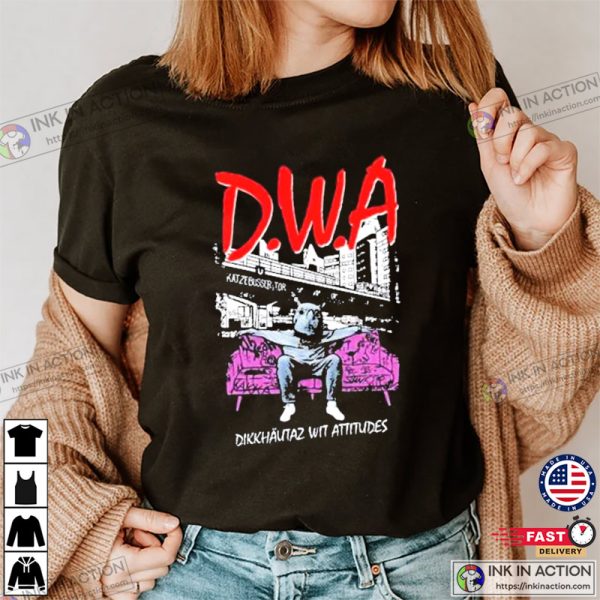 Dikka D.W.A Dikkhäutaz Wit Attitudes Graphic T-shirt