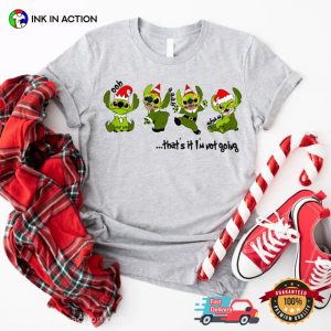 Disney Green Stitchmas stitch christmas Funny T Shirt 2