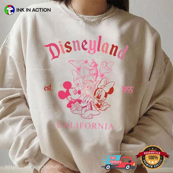 Disneyland Valentine Est 1955 California T-shirts About Love