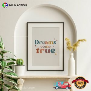 Dreams Come True Colorful Kid Room Art 1