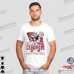 Elephant Mascot Alabama 2023 SEC Football Champion T Shirt 1