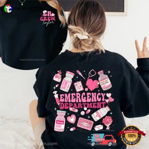 Era Crew Taylor Emergency Department Valentine’s Day Shirts, Valentine’s Gift For Nurse