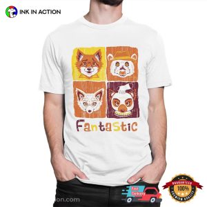 Fantastic Mr Fox Cartoon Art T Shirt 1
