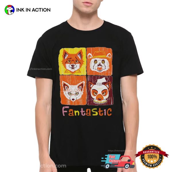 Fantastic Mr Fox Cartoon Art T-Shirt