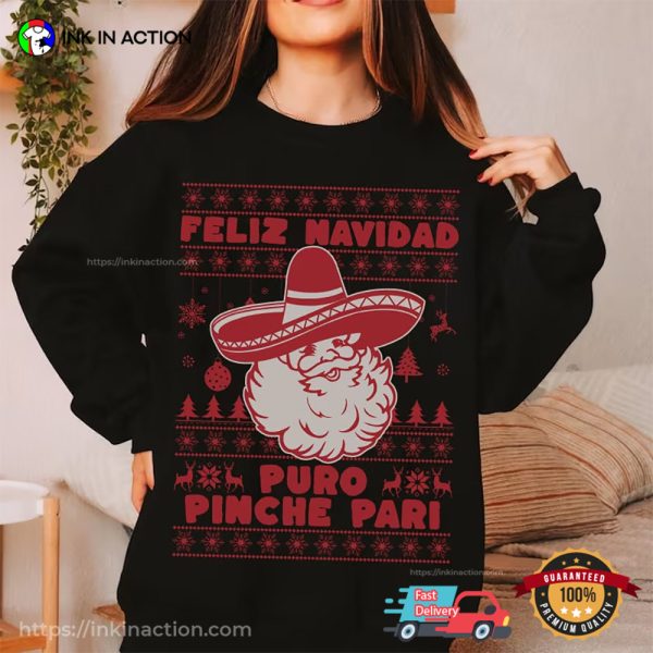 Feliz Navidad Spanish Ugly Christmas T-shirt