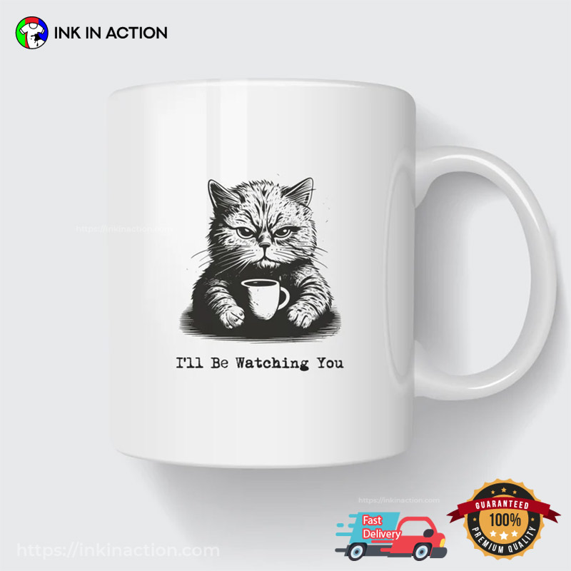 Fluffy Morning Cat Funny Coffee Mug