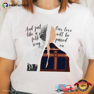 Folkore Song Taylor Swift Country Music T Shirt 2