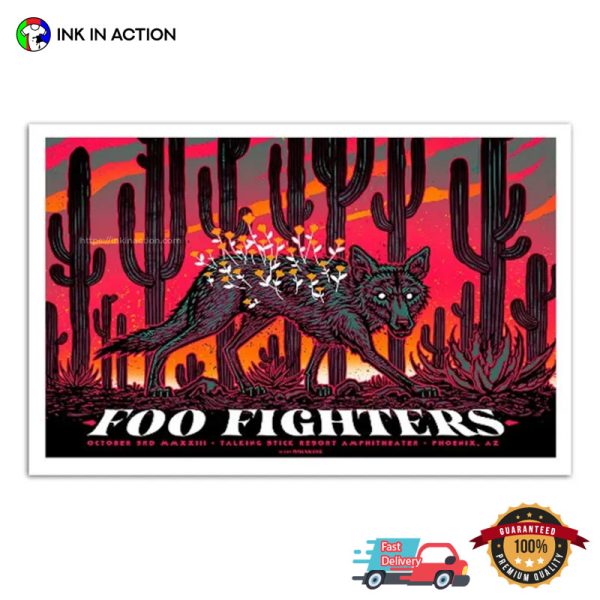 Foo Fighters Rock Band Concert Wall Art No.3