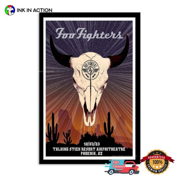 Foo Fighters Rock Band Concert Wall Art No.4