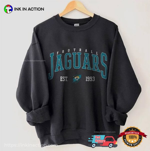 Football Jaguars Jasonville Est 1993 NFL T-Shirt