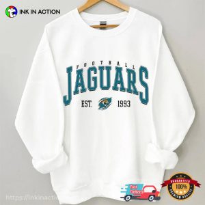 Football Jaguars Jasonville Est 1993 NFL T Shirt 3